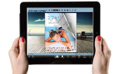 Read page flipping book on ipad