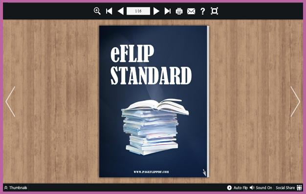 eFlip Standard screenshot eFlip Standard screenshot