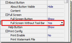 Full Screen Without Tool Bar