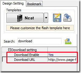 Add a page flipping book download button - image2