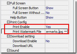 import watermark file