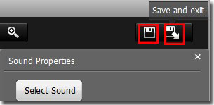 Save the settings