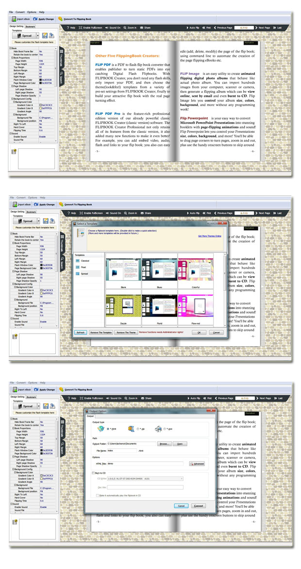 Page Flipping e-Book screenshot