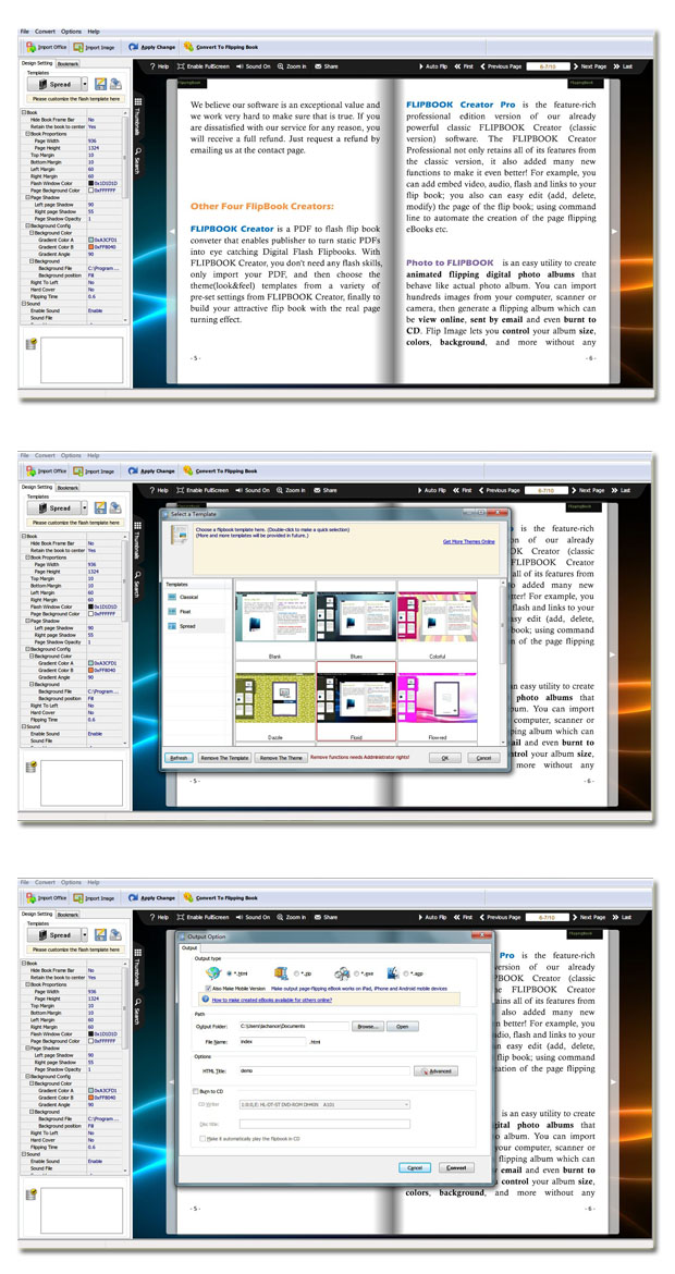 Page Flipping Office screenshot