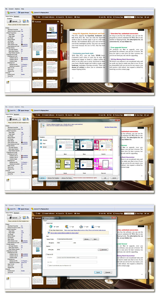 Page Flipping PCL 1.8