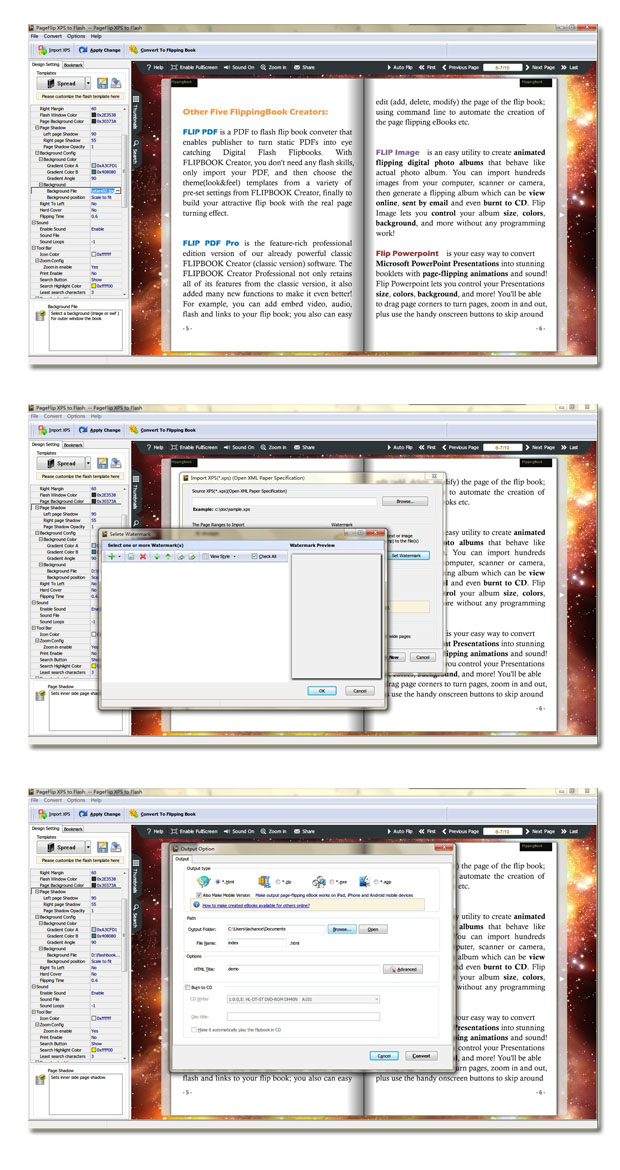 Page Flipping XPS screenshot Page Flipping XPS screenshot