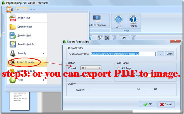 PageFlipping PDF Editor Step3-2