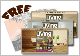 page flipping cover - modern home