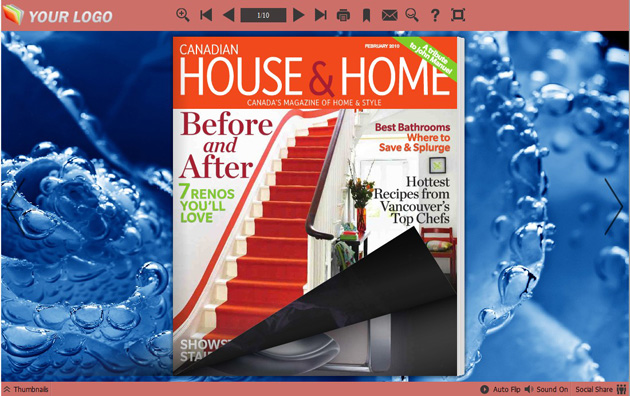 page flipping book themes screenshot2