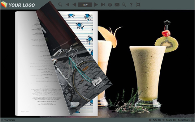 page flipping book themes screenshot3