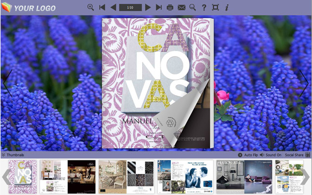 page flipping book themes screenshot3