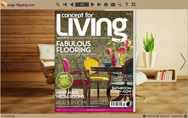 Page Flipping Themes for Modern Home Style screenshot