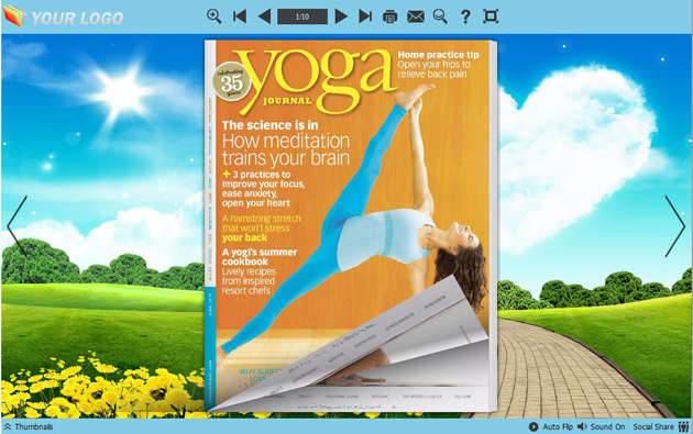page flipping book themes screenshot3