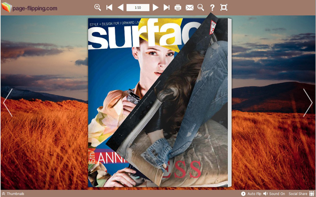 page flipping book themes screenshot