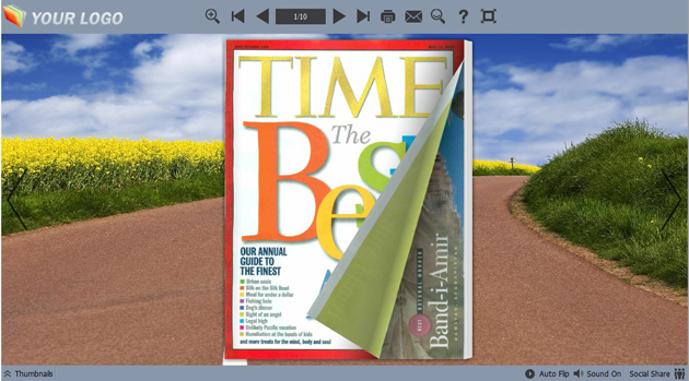 page flipping book themes screenshot2