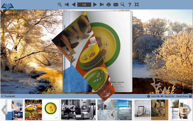 page flipping book themes screenshot2